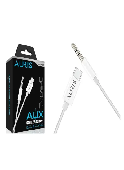 Auris Type-C Aux 3.5mm Çevirici Kablo Araç Müzik Ses Auxiliary Dönüştürücü ARS-AU07