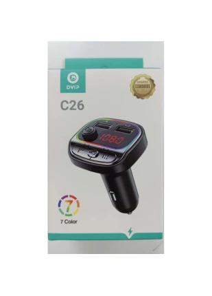 Şarj Özellikli Dijital Göstergeli Bluetooth Fm Transmitter C26