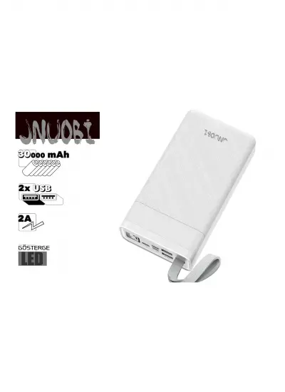 Jnuobi DY-30 30.000 mAh Powerbank Taşınabilir Şarj Aleti 2XUSB 2A