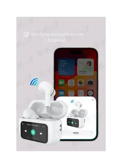 Acl ACB-67 Wireless V5.4 Akıllı Lcd Göstergeli Wireless Kulak İçi Kulaklık