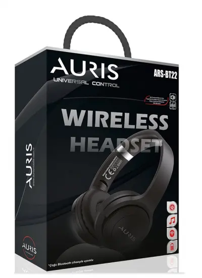 Auris ARS BT-22 Bluetooth Kulaklık Wireless Extra Bass Stereo Kulak Üstü Kulaklık