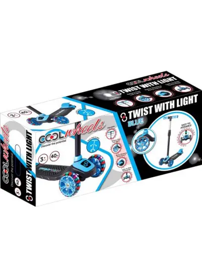 Cool Wheels Twist Işıklı 3 Tekerlekli Çocuk Scooter