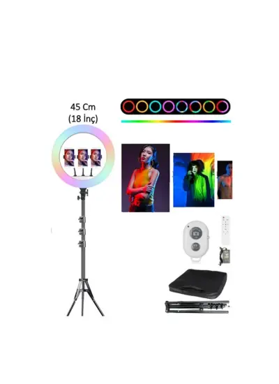 Blic BLD-07 45Cm Ayarlanabilir Rgb Led Işık Tripod