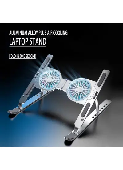 Blic LS016 Rgb Işıklı 2 Hız ayarlı Fanlı Laptop Standı