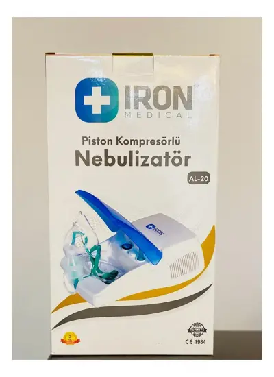 Iron Nebulizatör Kapaklı Piston Kompresörlü Al-20