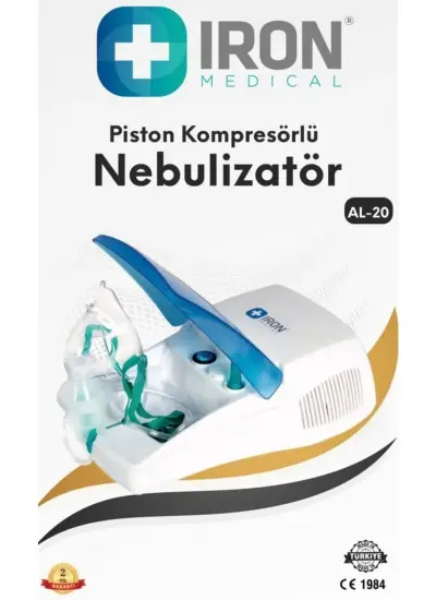 Iron Nebulizatör Kapaklı Piston Kompresörlü Al-20