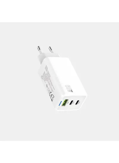 Acl AC-100 65Watt 1xUSB-A  2xUSB-C  LED Işıklı Duvar Şarj Aleti