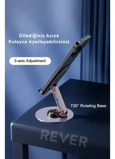 Blic BST1 360° Dönebilen Taşınabilir Ayarlanabilir Metal Stand