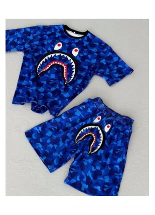 Bape Tshirt Ve Şort İkili Takım