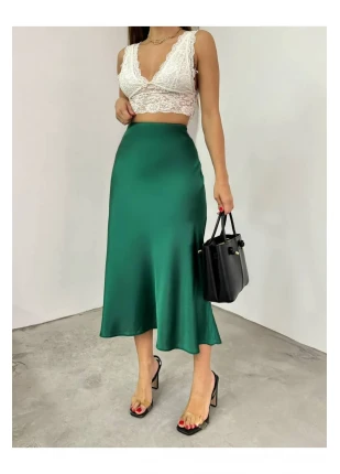 Beli Lastikli Saten Etek