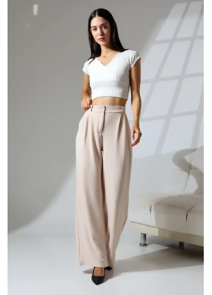 Crep Örme Kumaş Full Likralı Pantolon
