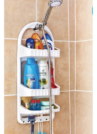 Duşa Asılabilir Şampuanlık Shower Caddy-09165