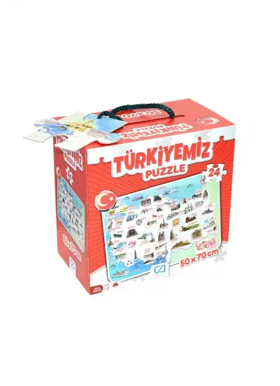 Türkiyemiz Yer Puzzle 24 Parça