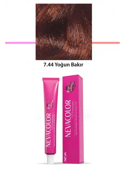 Premium 7.44 Yoğun Bakır - Kalıcı Krem Saç Boyası 50 g Tüp