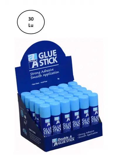 Double A Glue Stick Yapıştırıcı 8 Gram 30'lu