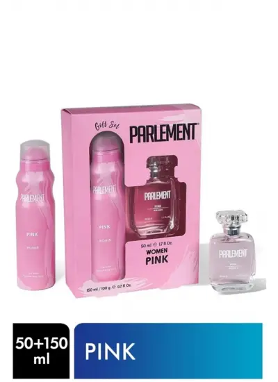 Parlement 50 Ml Pink Kadın Parfüm + 150 Ml Deodorant Seti