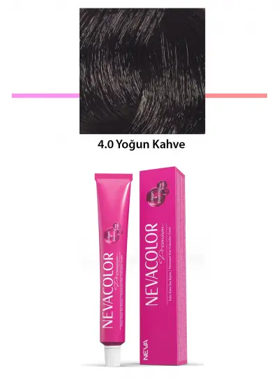 Premium 4.0 Yoğun Kahve - Kalıcı Krem Saç Boyası 50 g Tüp