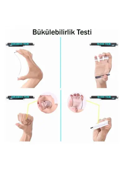 Samsung A21S Uyumlu 9d Tam Kaplayan Parmak Izi Bırakmayan Ekran Koruyucu Film