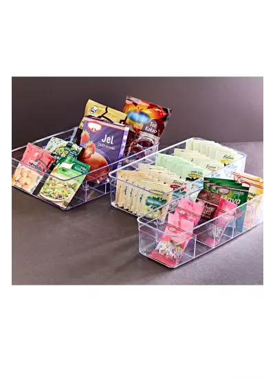 Clear 5 Bölmeli Organizer Orta Boy 1 Adet-EP-638