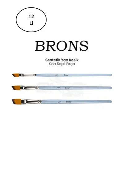 Brons Tavşan Ayağı Fırça 13 Mm (Br-2092) 12'li