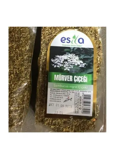 Poşet Mürver Çiçeği 50 Gr.