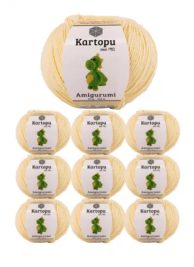 10 Adet Amigurumi El Örgü İpi 50gr 331