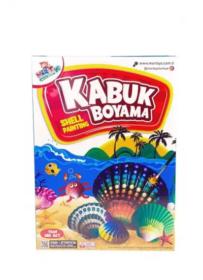 Mor Toys Kabuk Boyama Seti