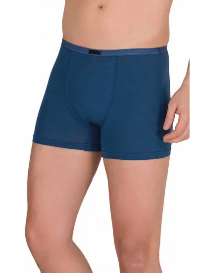 Erkek Modal Boxer Short İndigo 4488B