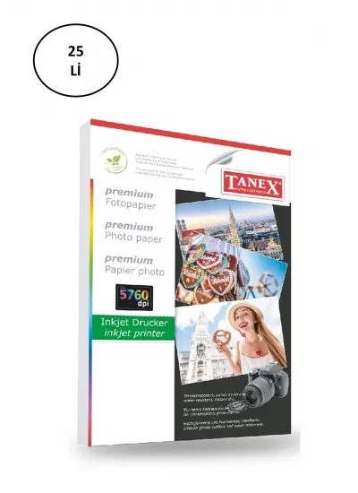 Tanex Fotoğraf Kağıdı A4 210X297mm 200Gr 25 Li