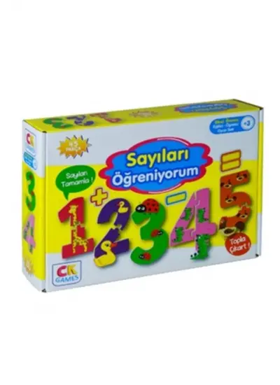 Eğitici Oyun Sayıları Öğreniyorum Puzzle 45 Parça