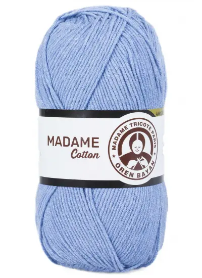 1 Adet Madame Cotton El Örgü İpi Yünü 100 gr 013 Koyu Mavi