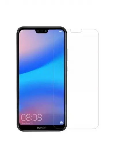 Huawei P20 Lite Uyumlu Premium Ekran Koruyucu 9h Sert Temperli Kırılmaz Cam Koruma Şeffaf