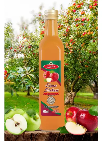 Elma Sirkesi % 100 doğal Katkısız 500 ml