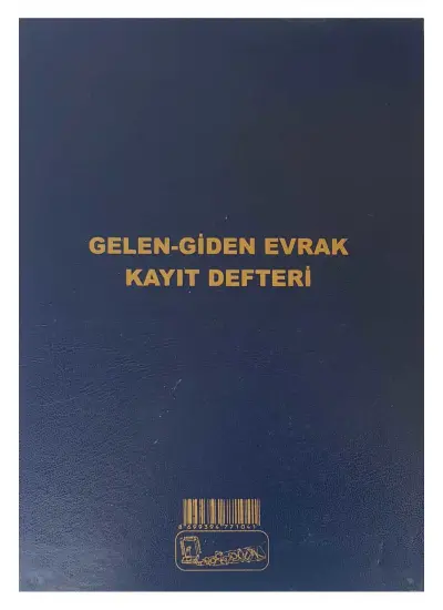 Kocaoluk Gelen Giden Evrak Kayıt Defteri Ciltli