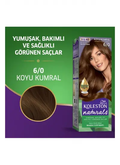 Naturals Saç Boyası Koyu Kumral 6/0 2x Paket