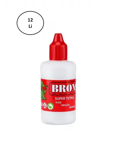 Brons BR-408 100 gr Su Bazlı Beyaz Tutkal 12'li