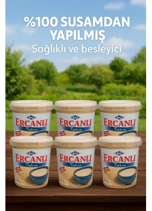 Meşhur Denizli Kale Tahini 950 gr X 6 Adet (%100 SUSAM)