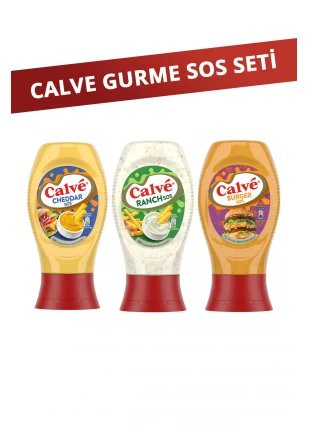 Ranch Sos 245g + Cheddar Sos 240g + Burger Sos 245g
