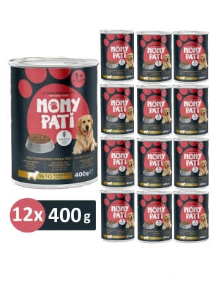 Etli Konserve Köpek Maması 400 gr x 12 Adet (Yetişkin Köpekler İçin)