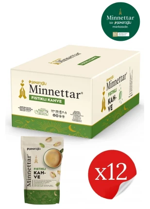 Minnettar Fıstıklı Kahve 12 X 165 gr ( 12 Paket )