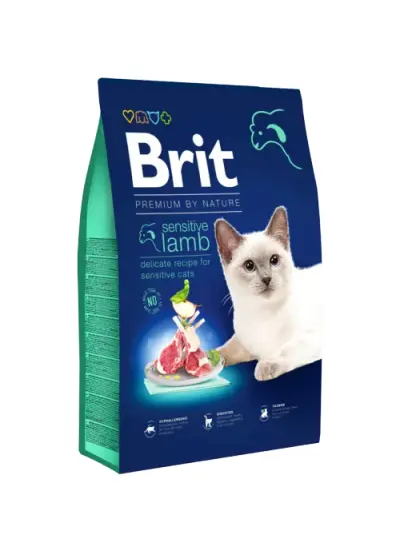 Brit Premium By Nature Hypo-Allergenic Sensitive Kuzu Etli Yetişkin Kedi Maması 8 Kg