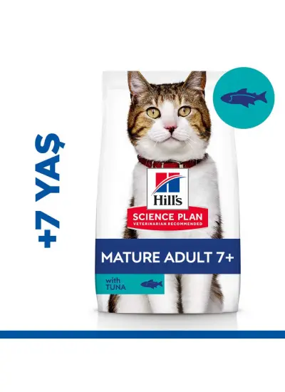 Hills Mature +7 Ton Balıklı Yaşlı Kedi Maması 1,5 Kg