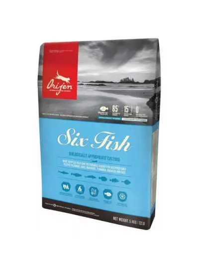 Orijen Six Fish Tahılsız Balık Yavru Ve Yetişkin Kedi Maması 1,8 Kg