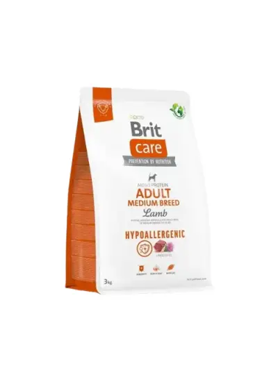 Brit Care Hypo-Allergenic Kuzulu Orta Irk Yetişkin Köpek Maması 3 Kg