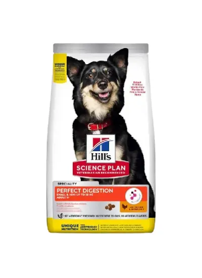 Hills Perfect Digestion Small & Mini Tavuklu Yetişkin Köpek Maması 1,5 Kg