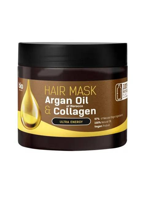 % 97 Organik Canlandırıcı Saç Maskesi Argan Oıl & Collagen 295 Ml.