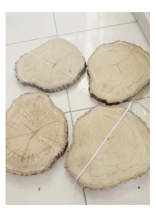 Epoksi masalik sehpalik dilim 3,5cm kalınlık 35cm uzunluk