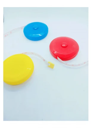 metre otomatik basmalı renkli mini 120cm vucut ölçer